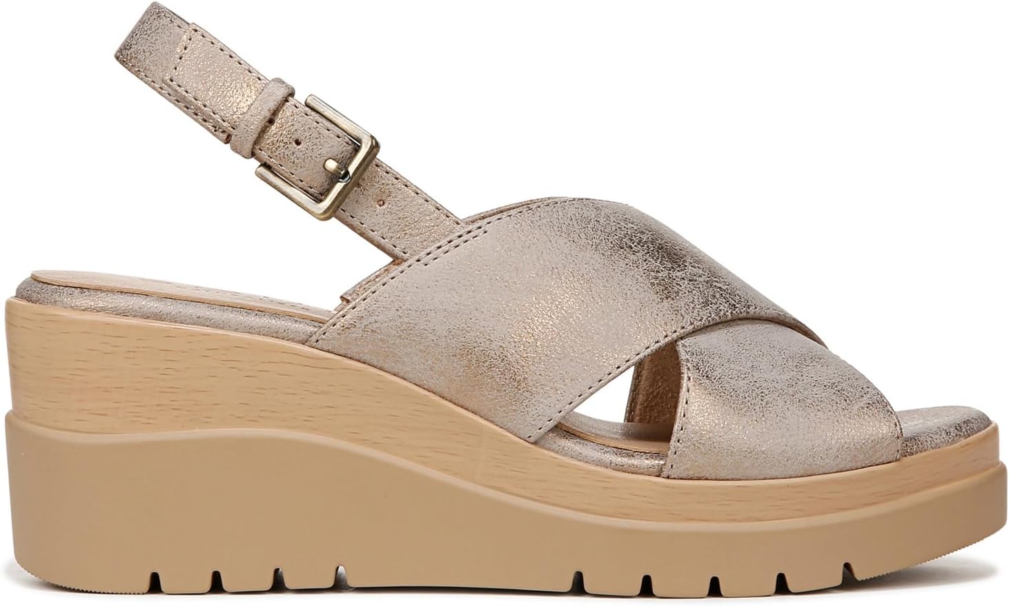 Soul by Naturalizer Women's Goodtimes Slingback Wedge Casual Sandal