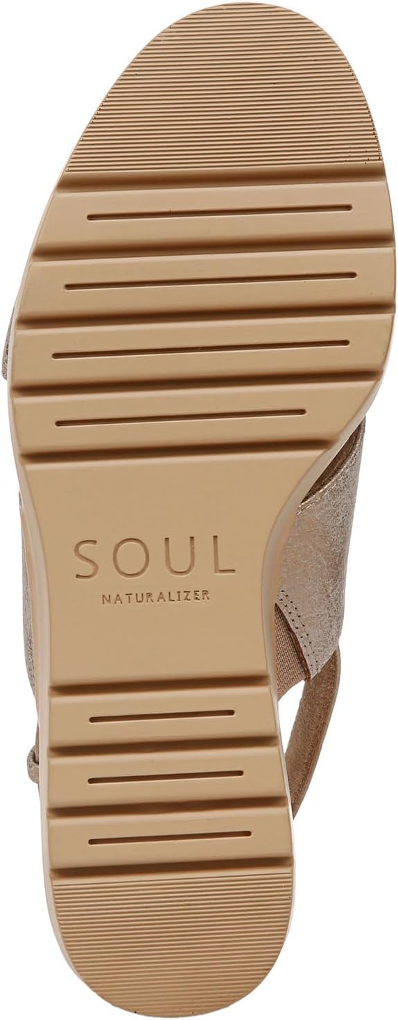 Soul by Naturalizer Women's Goodtimes Slingback Wedge Casual Sandal