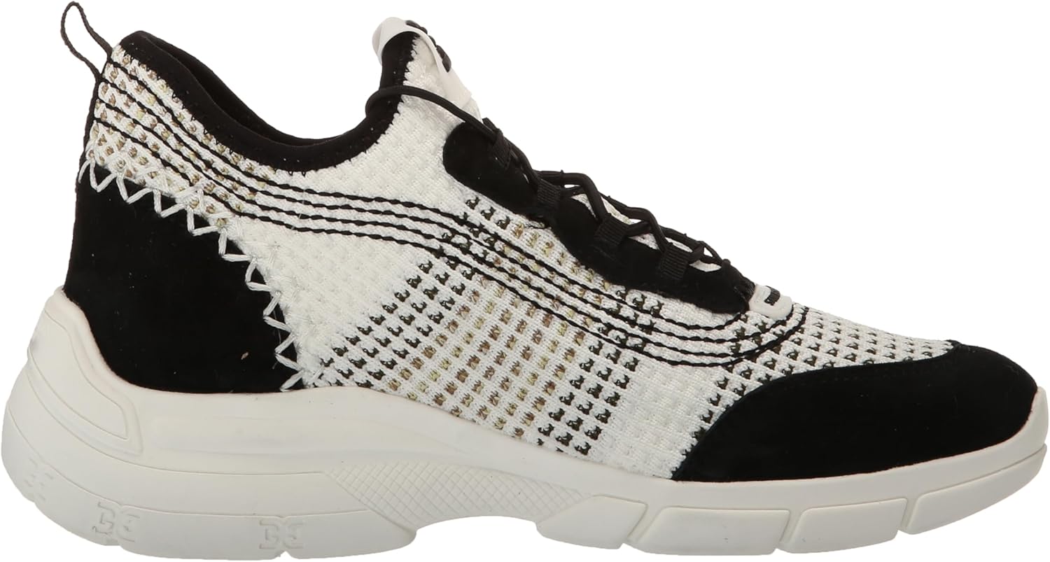 Sam Edelman Womens Chelsie Lace Up Knit Sneaker