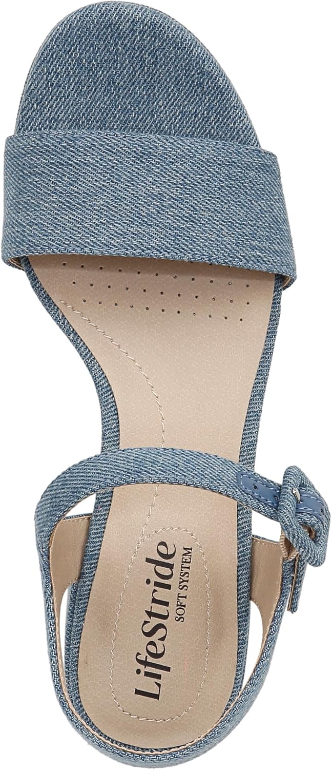 LifeStride Women's Rhythmn Block Heel Sandal