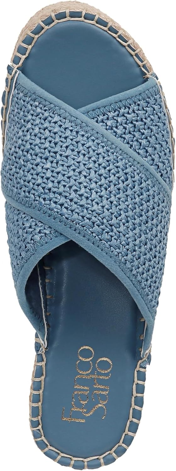 Franco Sarto Women's Pacifica Espadrille Wedge Slide Sandal