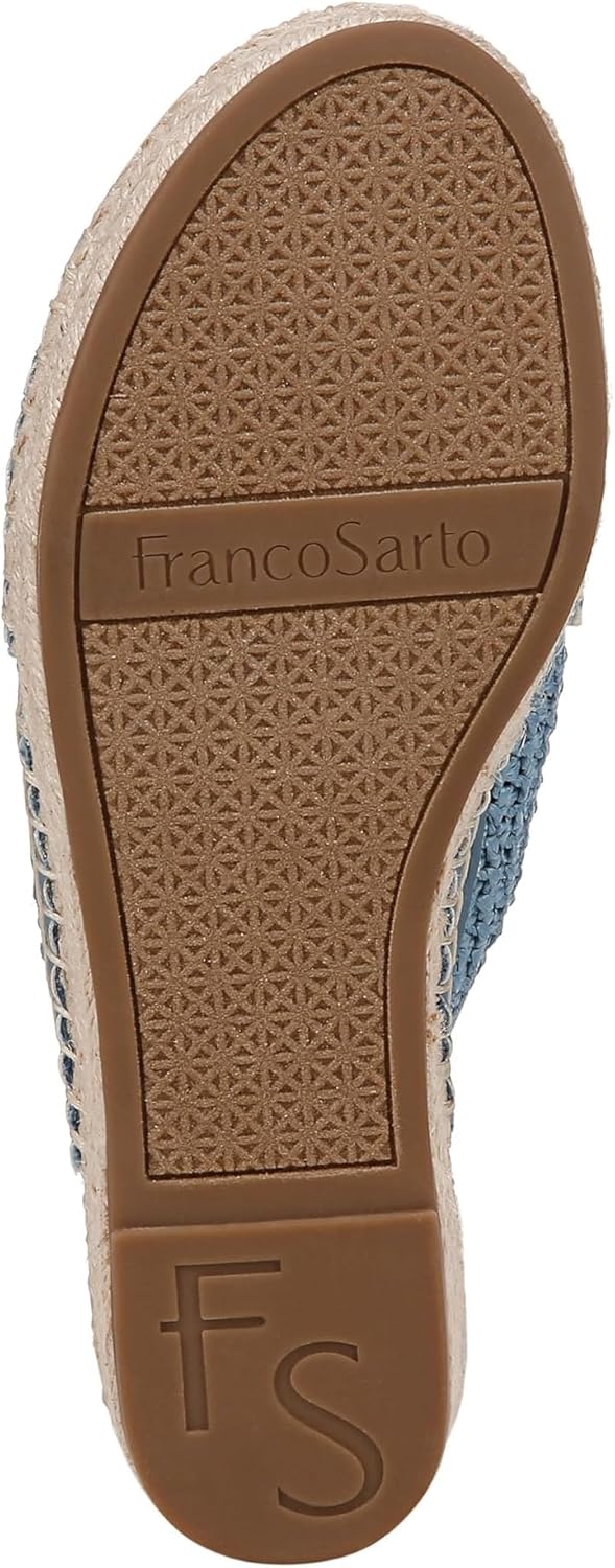 Franco Sarto Women's Pacifica Espadrille Wedge Slide Sandal