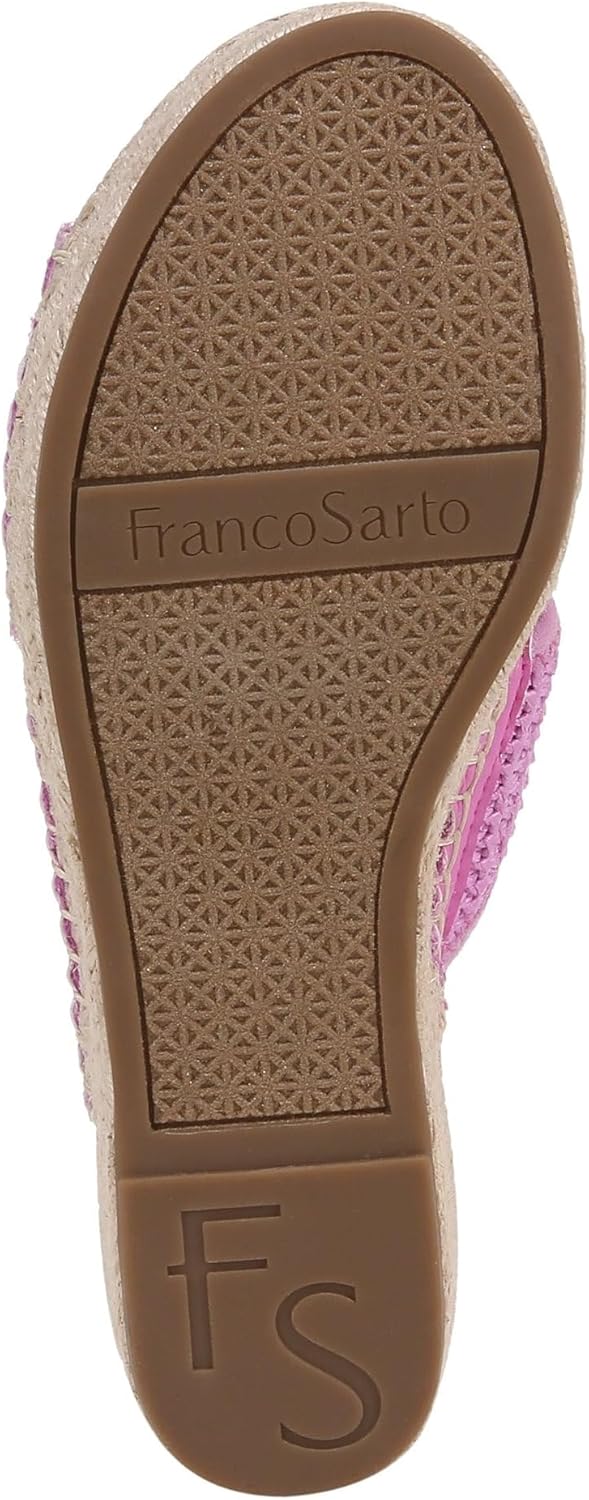 Franco Sarto Women's Pacifica Espadrille Wedge Slide Sandal