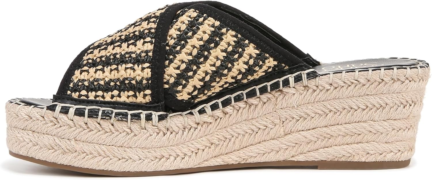 Franco Sarto Women's Pacifica Espadrille Wedge Slide Sandal