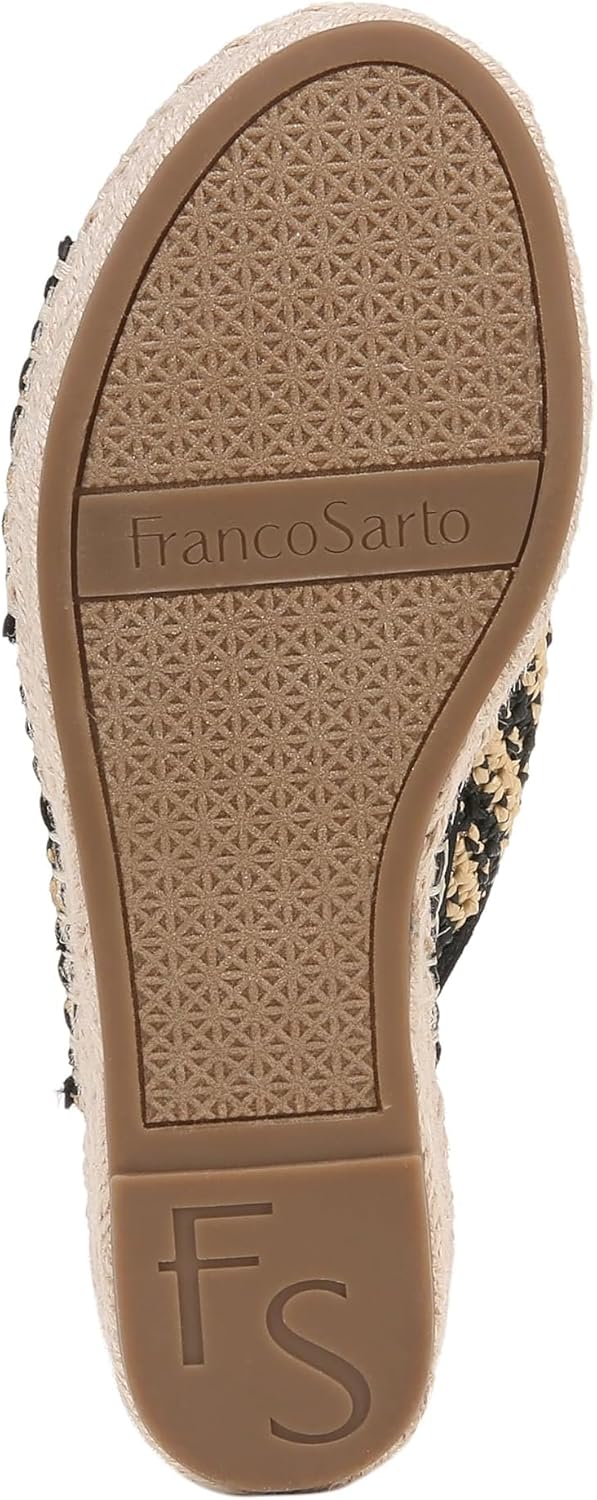 Franco Sarto Women's Pacifica Espadrille Wedge Slide Sandal