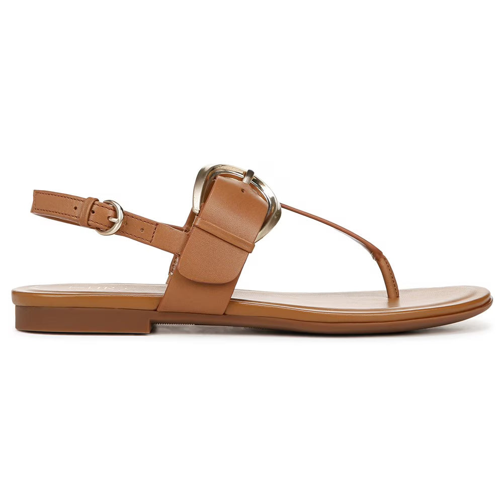 Naturalizer Womens Taylor T-Strap Slingback Flat Sandal