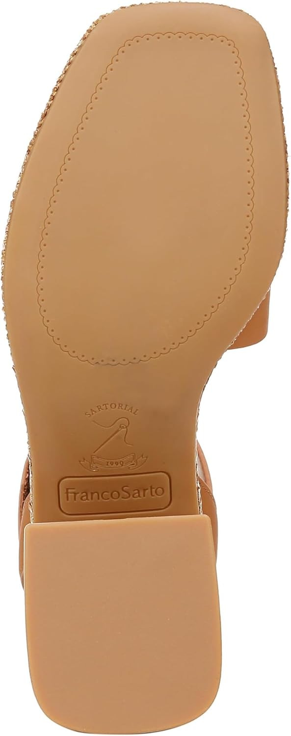 Franco Sarto Women's Faron Ankle Strap Heeled Sandal