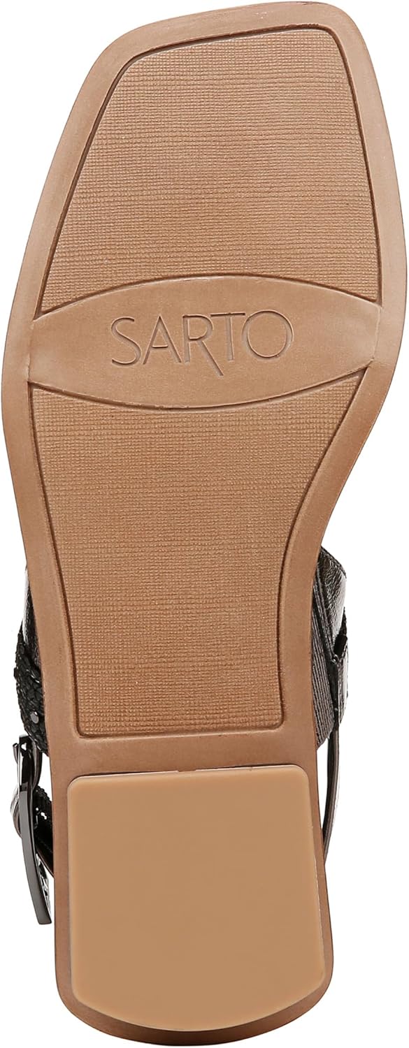 Franco Sarto Women's Ellis Slingback Strappy Flat Sandal