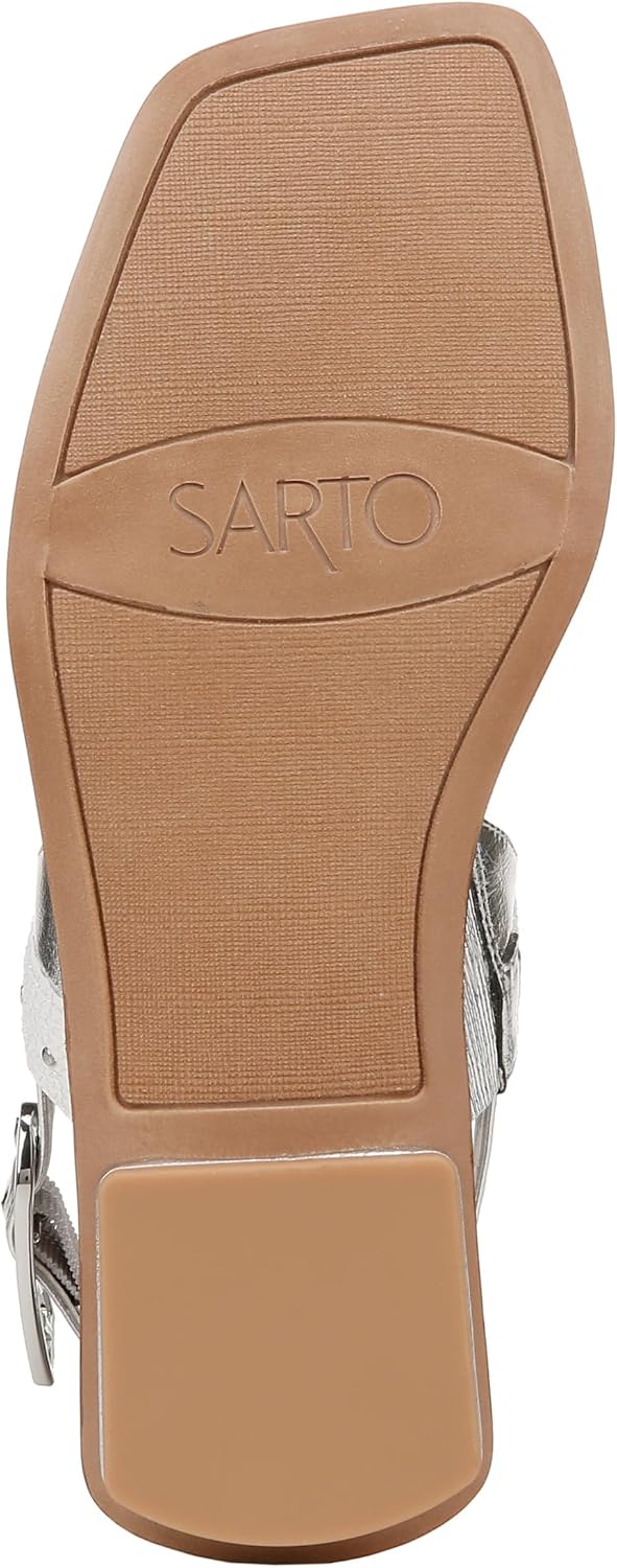 Franco Sarto Women's Ellis Slingback Strappy Flat Sandal