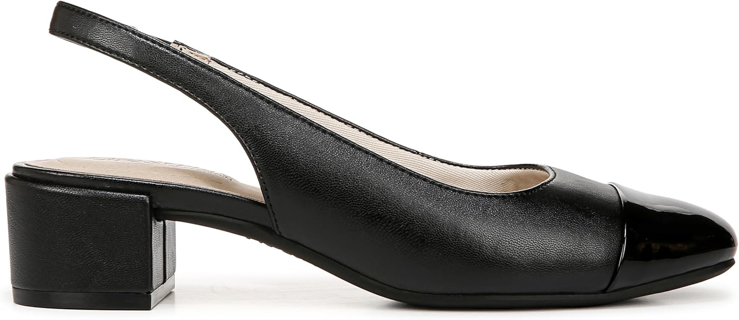 LifeStride Women's Becoming Slingback Block Heel Pump