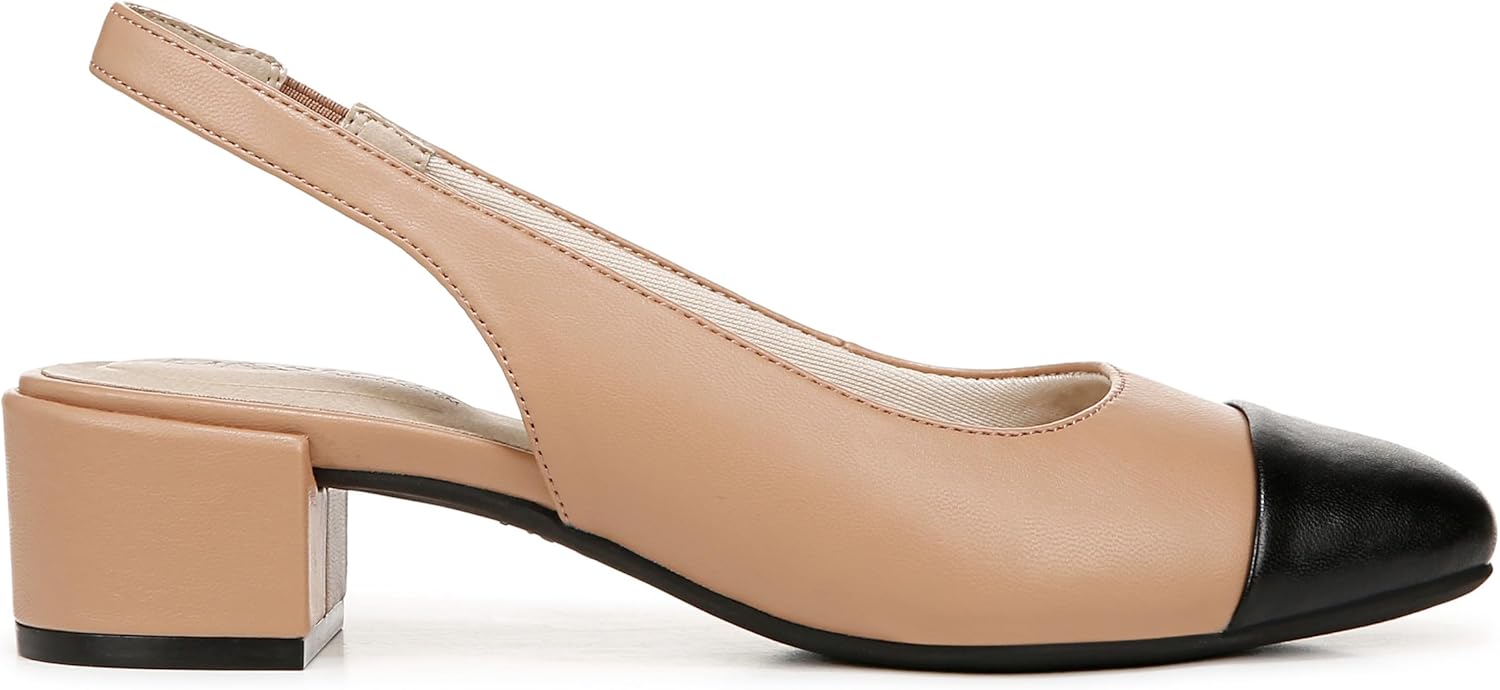 LifeStride Women's Becoming Slingback Block Heel Pump