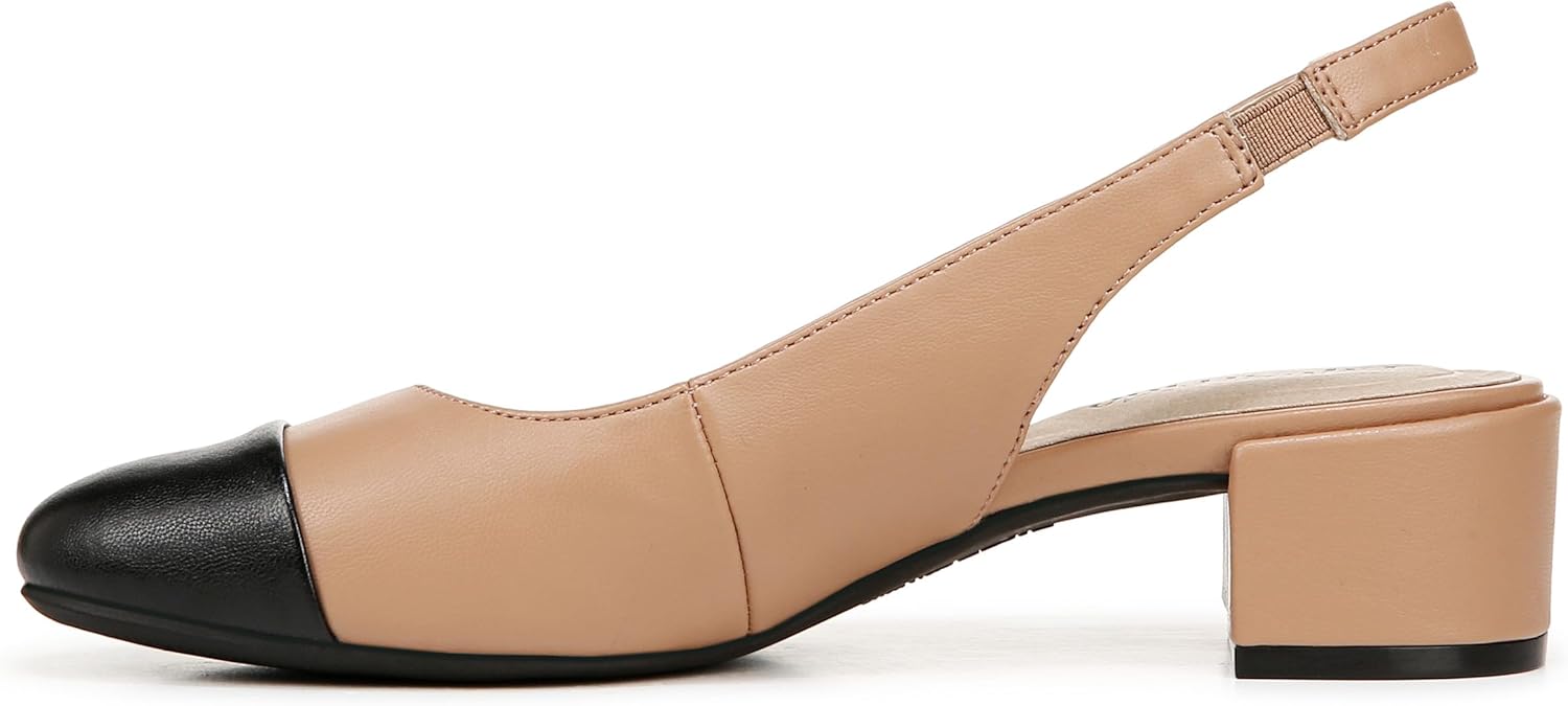 LifeStride Women's Becoming Slingback Block Heel Pump