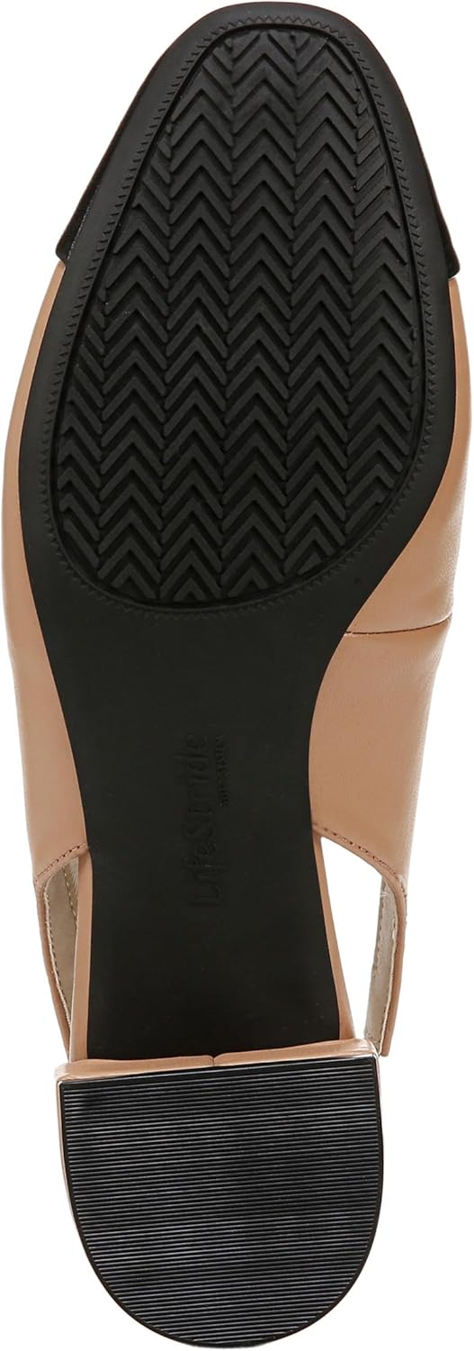 LifeStride Women's Becoming Slingback Block Heel Pump