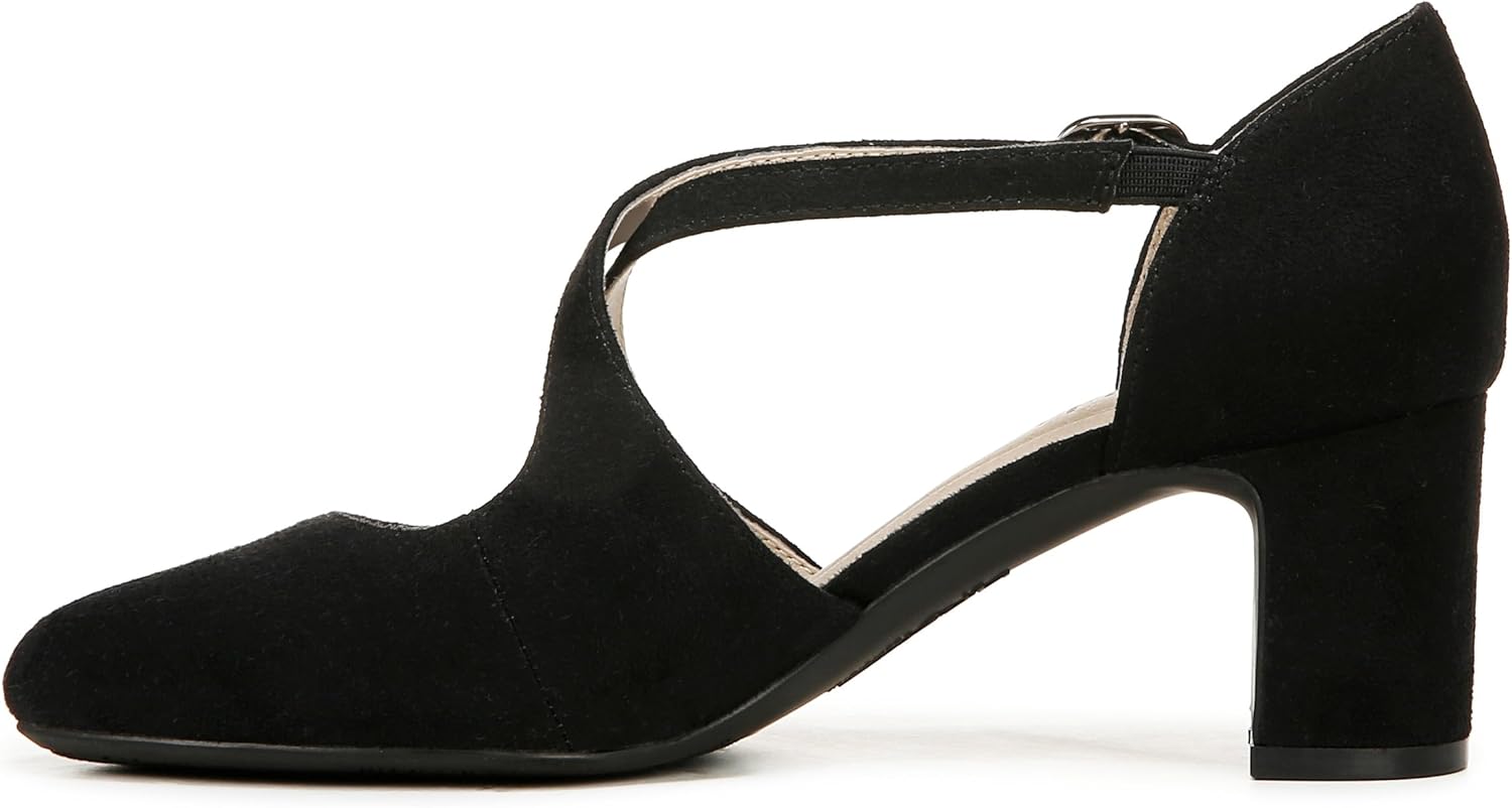 LifeStride Women's Tracy Strappy Block Heel Pump