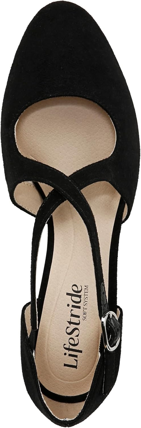 LifeStride Women's Tracy Strappy Block Heel Pump