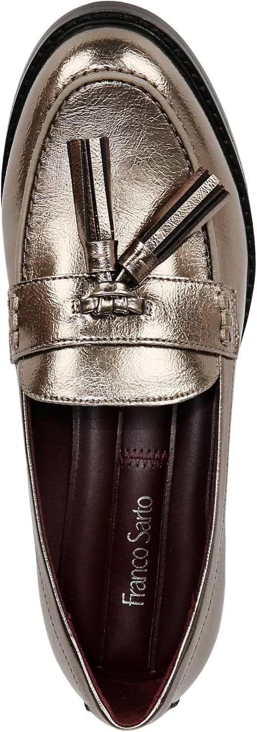 Franco Sarto Women's Carolynn Low Slip on Tassel Loafers