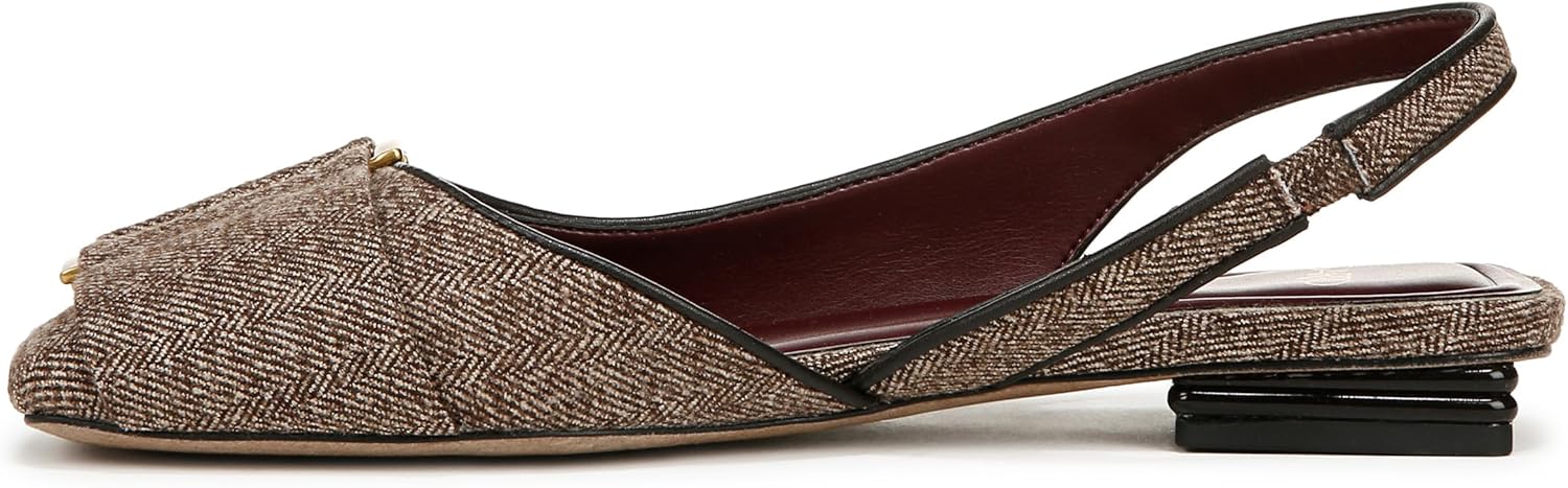 Franco Sarto Women's Tracy Slingback Square Toe Flat