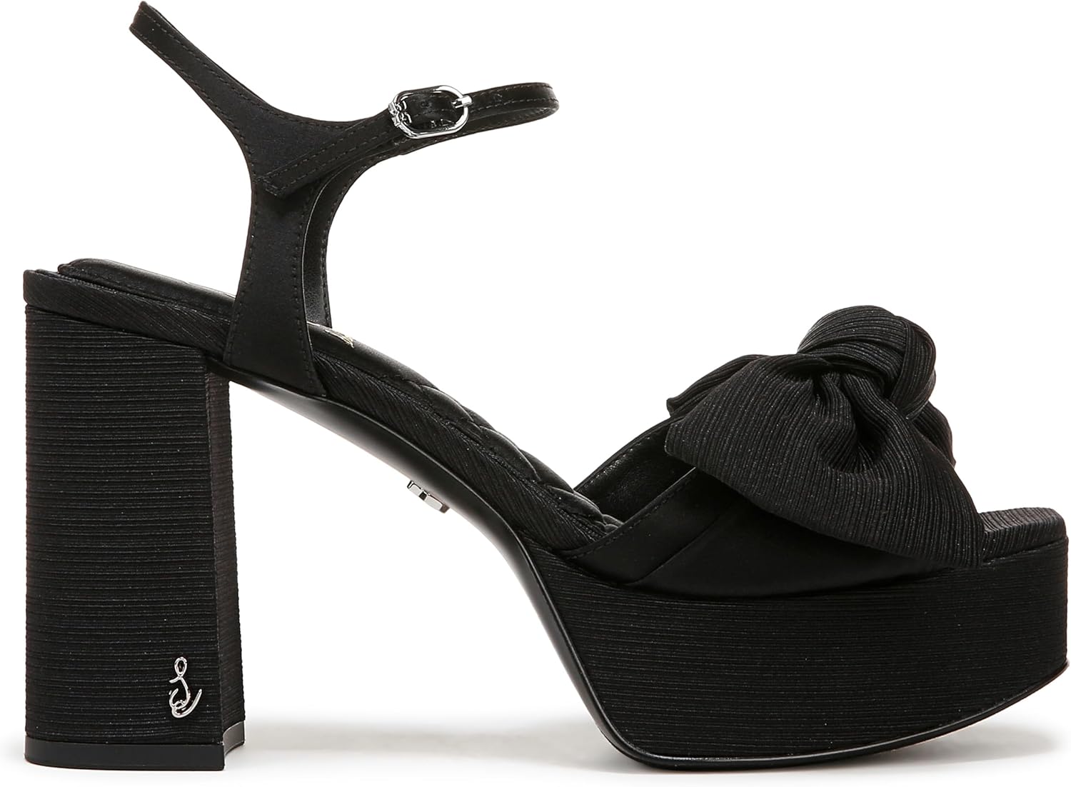 Sam Edelman Women's Julieta Bow Ankle Strap Platform Heel