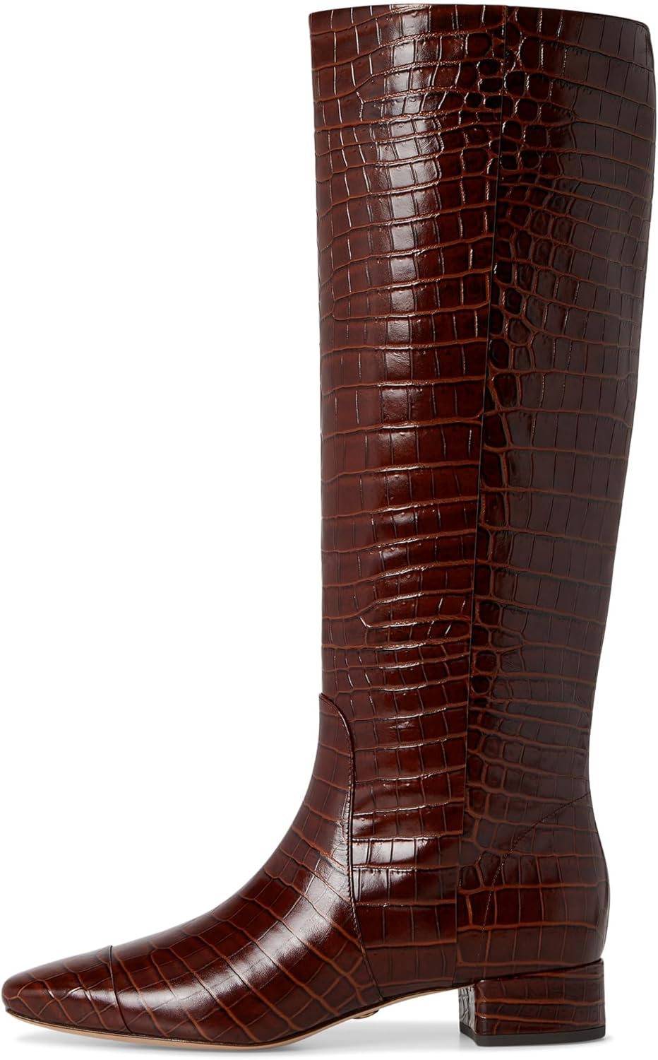 Veronica Beard Women's Cecile Croc-Embossed Tall Boot