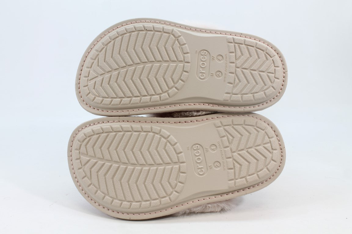 Crocs Classic Luxe Women's Rose Dust Slippers 4M(ZAP10267)