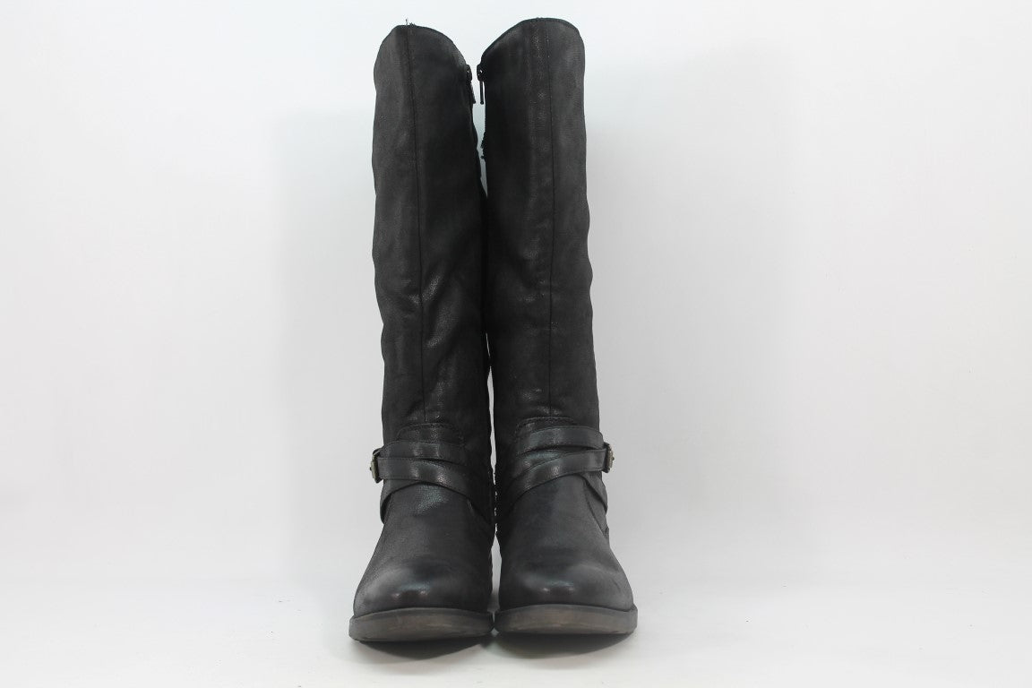 BareTraps Alysha Women's Black Boots 9M Wide Calf (ZAP12790)