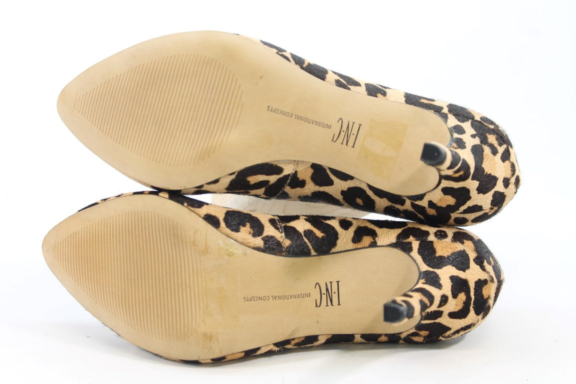 INC Zitah 7 Women's Leopard Pumps 6M(ZAP14639)