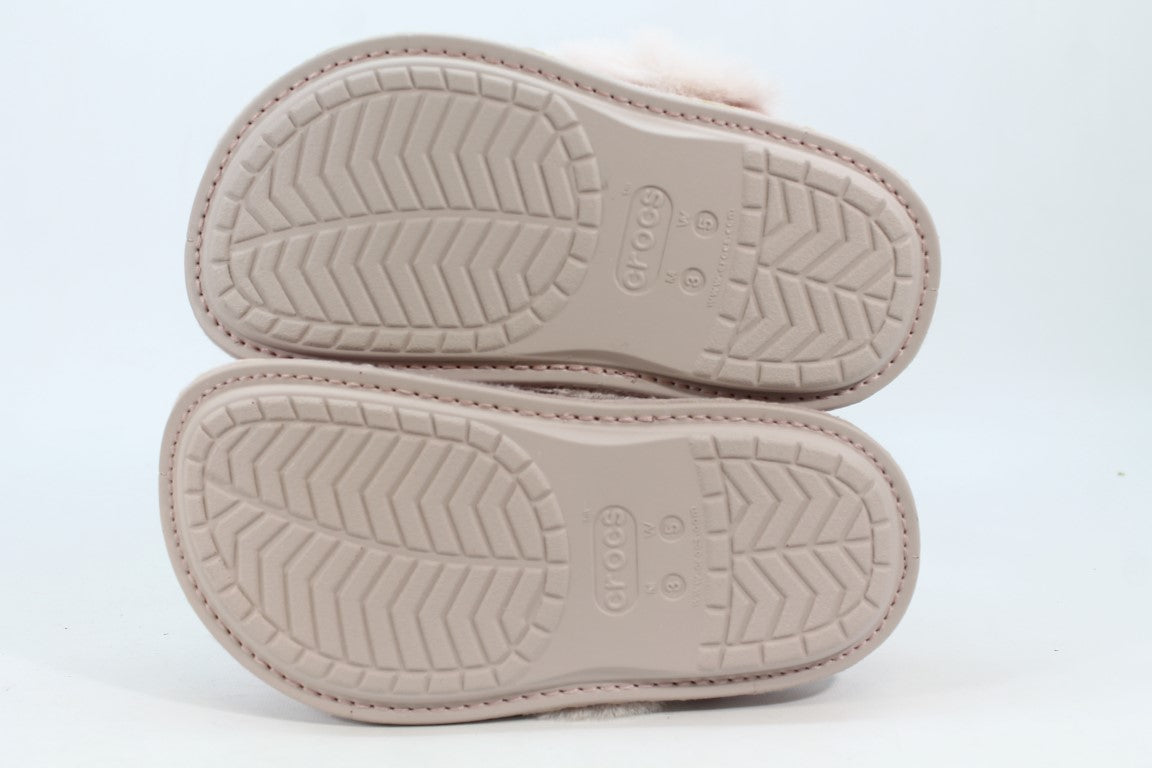 Crocs Classic Luxe Women's Rose Dust Slippers 5M(ZAP11105)