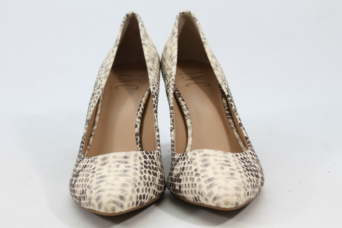 INC Zitah Women's Natural Snake Pumps 6M(ZAP14553)