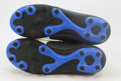 Puma Spirit Firm Ground Boy's Big Kid Black/White Blue Sneakers 4.5M(ZAP10038)