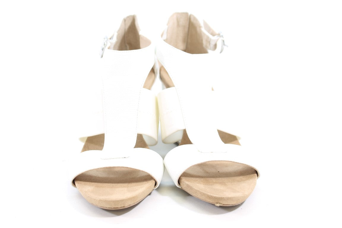 Alfani Pearcee Women's White Sandals 8M(ZAP15582)