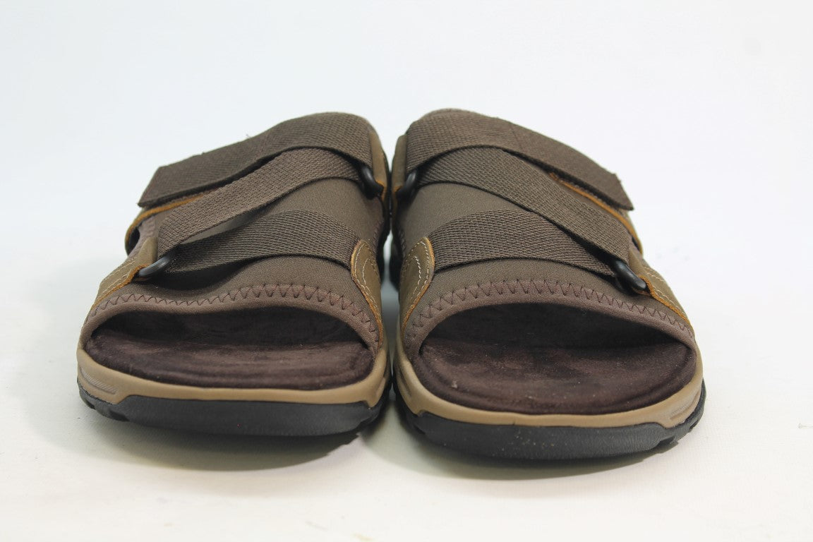 Rockport Trail Technique Velcro Slide II Men's Brown Sandals gaste 4M(ZAP20385)