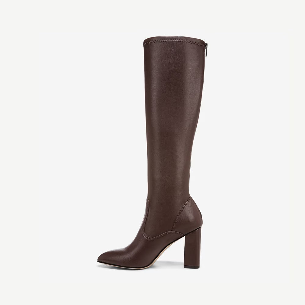 Franco Sarto Women's L-Katherine Pointed Toe Knee High Boots