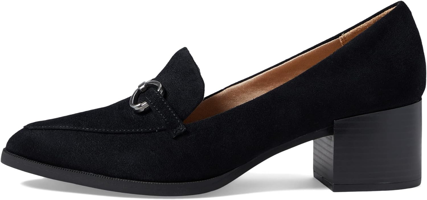 LifeStride Womens Devyn 2 Block Heel Loafer