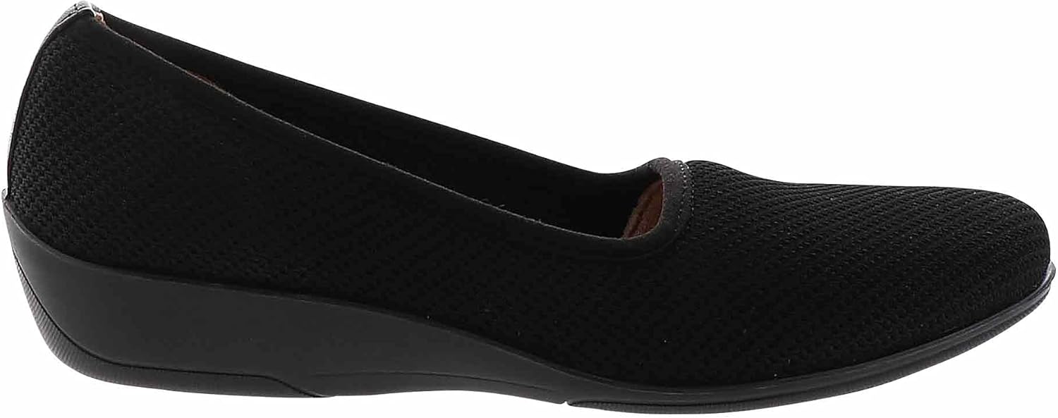 LifeStride Women's Indy Stretch Knit Wedge Slip On Flats