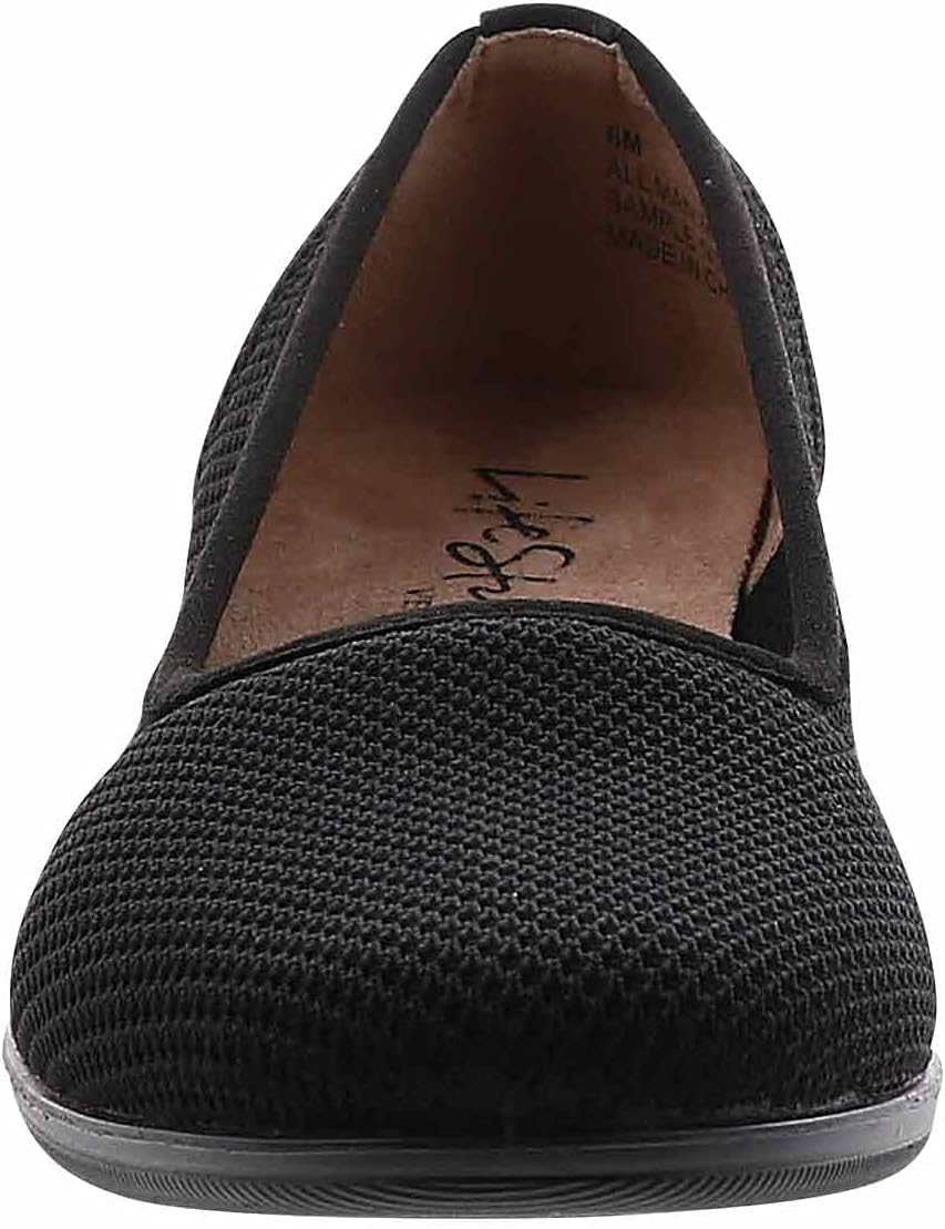 LifeStride Women's Indy Stretch Knit Wedge Slip On Flats