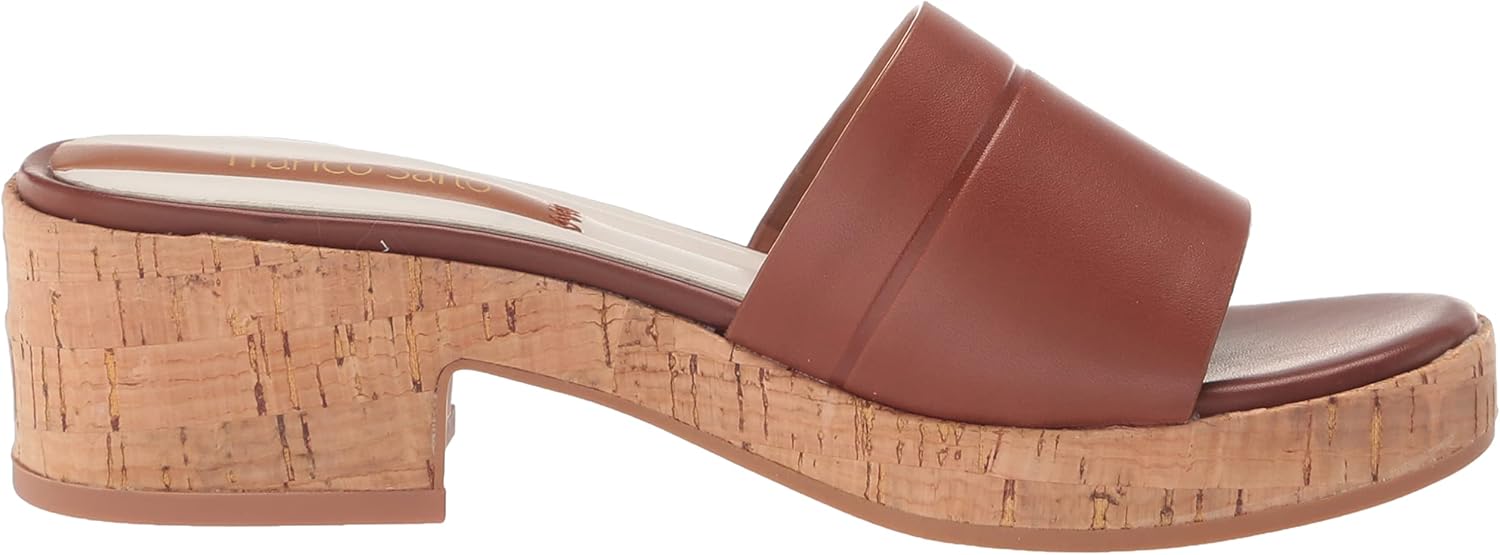 Franco Sarto Women's Pony Block Heel Slide Sandal