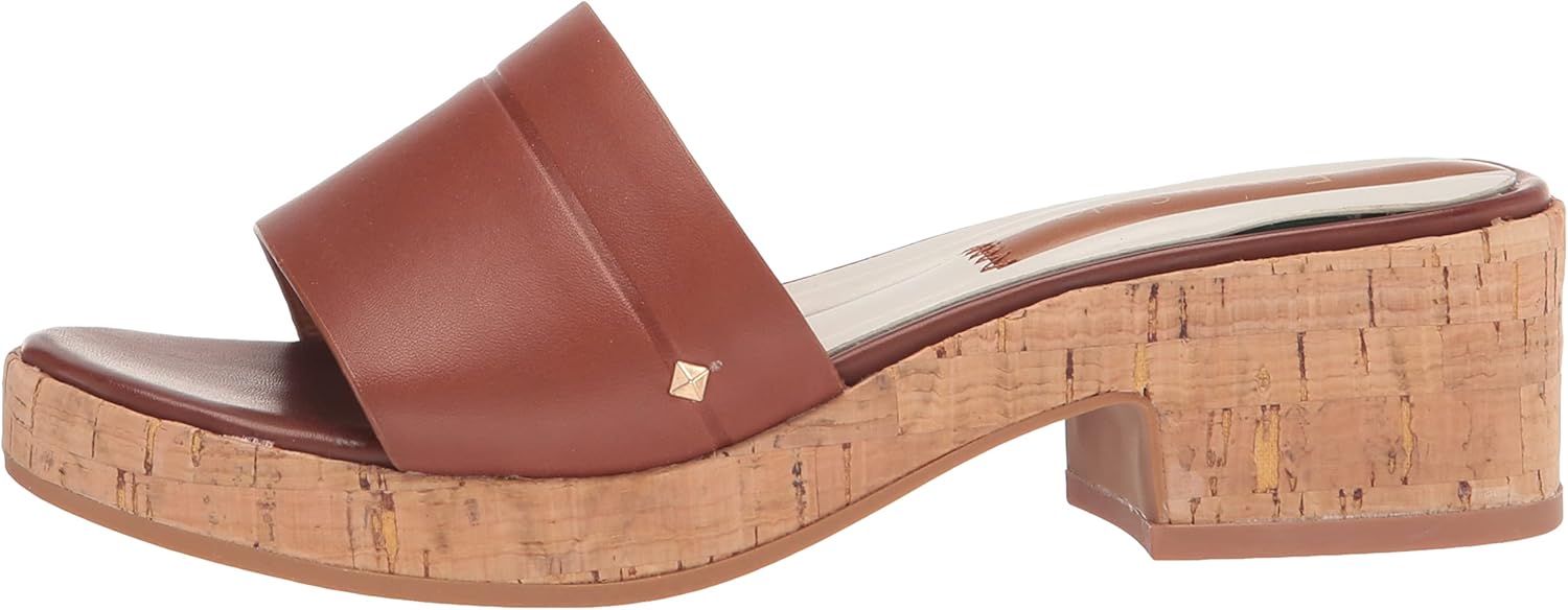 Franco Sarto Women's Pony Block Heel Slide Sandal