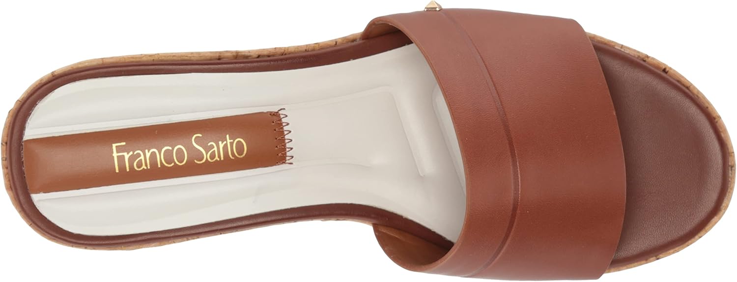 Franco Sarto Women's Pony Block Heel Slide Sandal