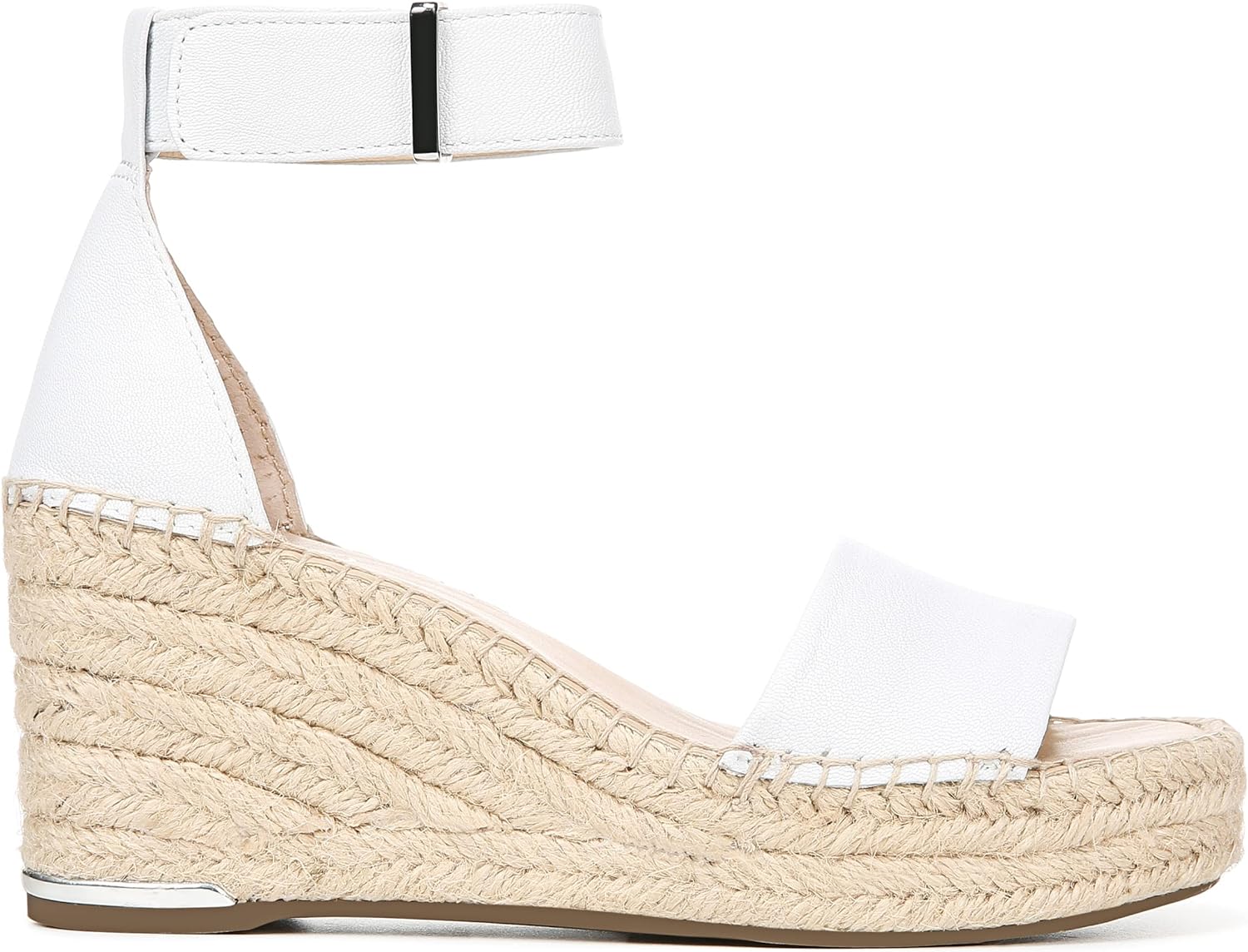 Franco Sarto Womens Clemens Jute Wrapped Espadrille Wedge Sandals