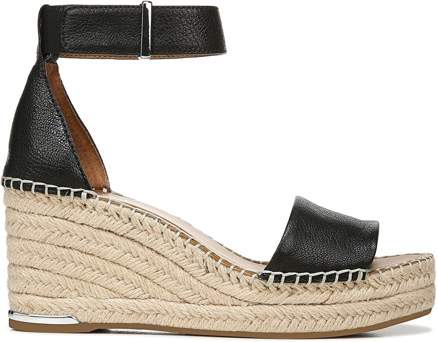 Franco Sarto Womens Clemens Jute Wrapped Espadrille Wedge Sandals