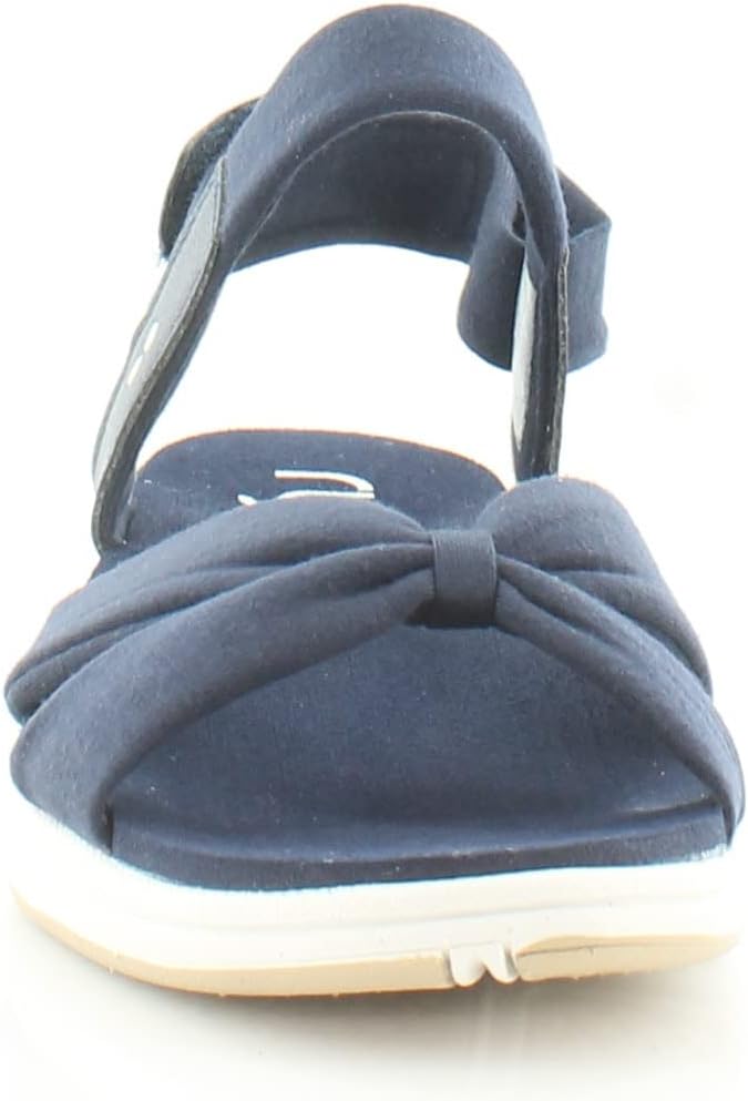 Ryka Womens Mallorie Ankle Strap Comfort Wedge Sandals