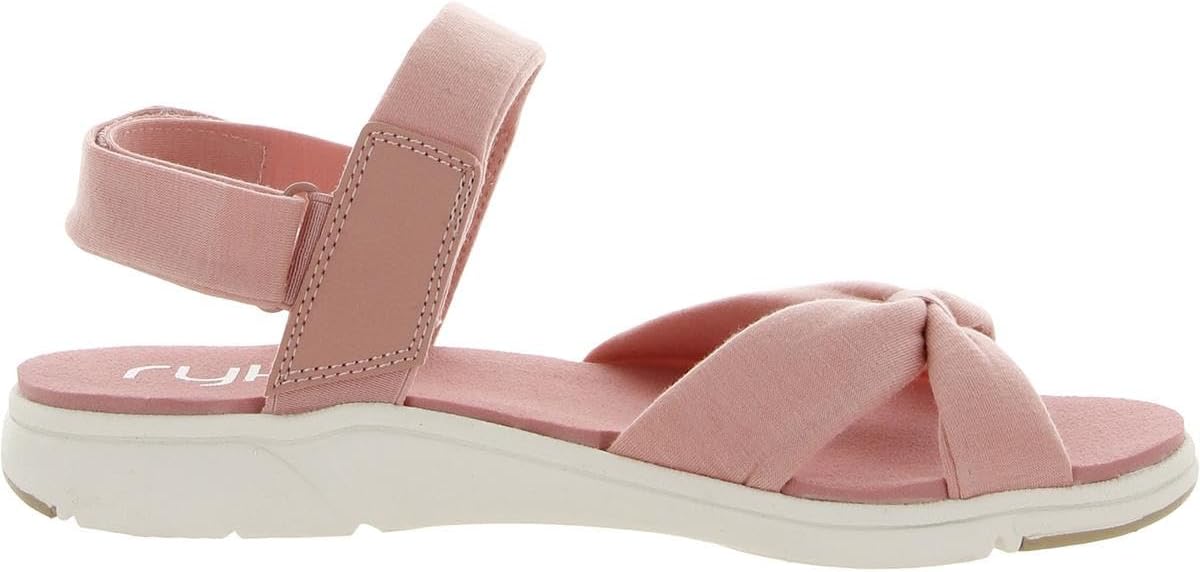 Ryka Womens Mallorie Ankle Strap Comfort Wedge Sandals