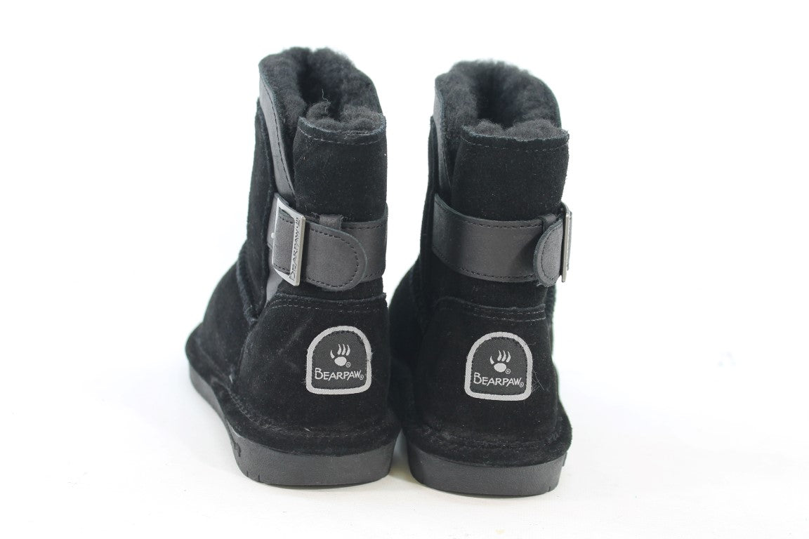 BEARPAW Shantelle Women's Black Boots 5M(ZAP18592)