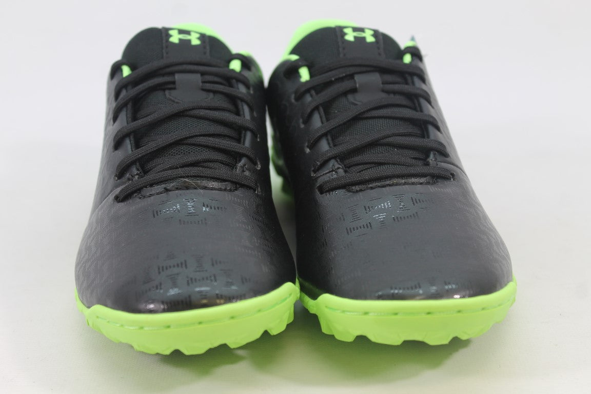 Under Armour Magnetico Boy's Youth Black/Green Soccer Shoe 4M(ZAP11536)