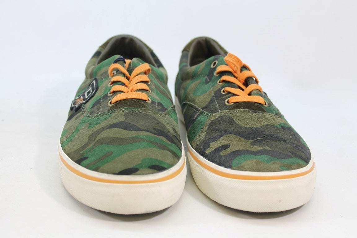 Polo Ralph Lauren Thorton Iii Men's Olive Camo Sneakers 12M(ZAP17270)