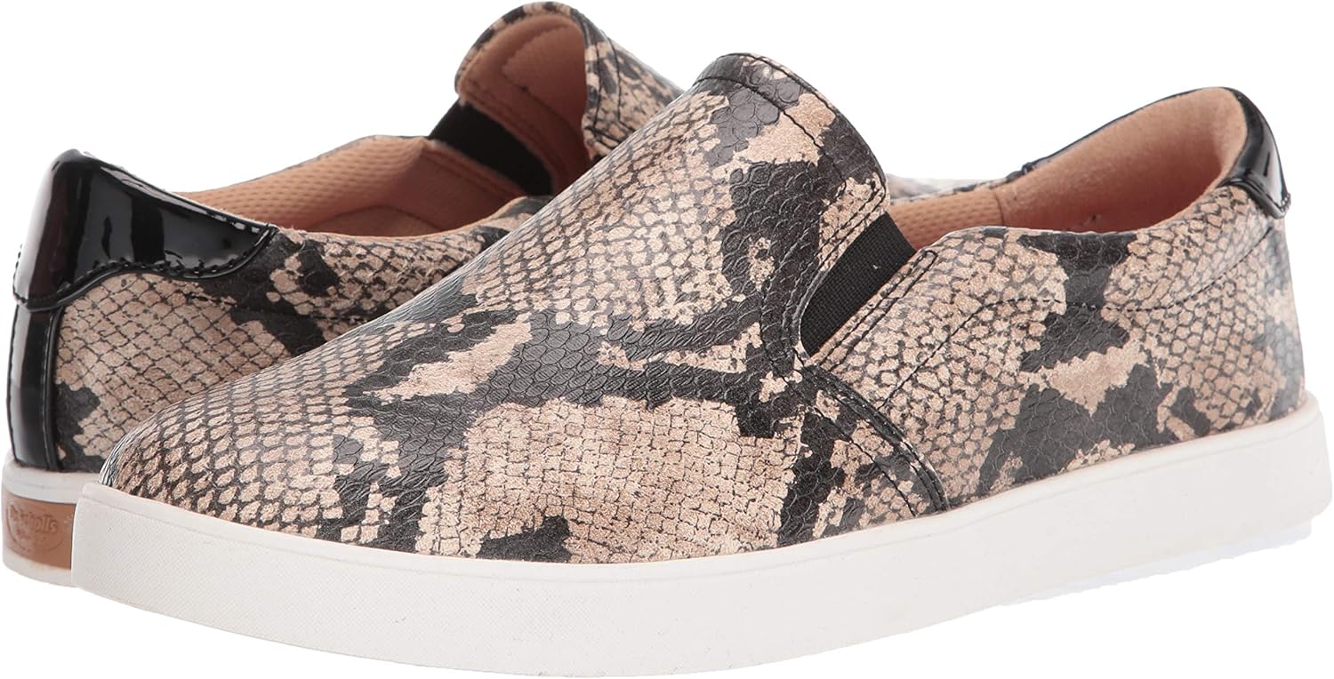 Black Tan Snake Print