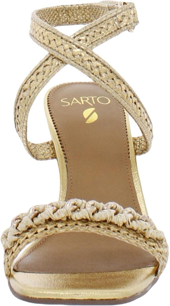 Franco Sarto Women's A-Frita Ankle Strap Wedge Sandals NW/OB