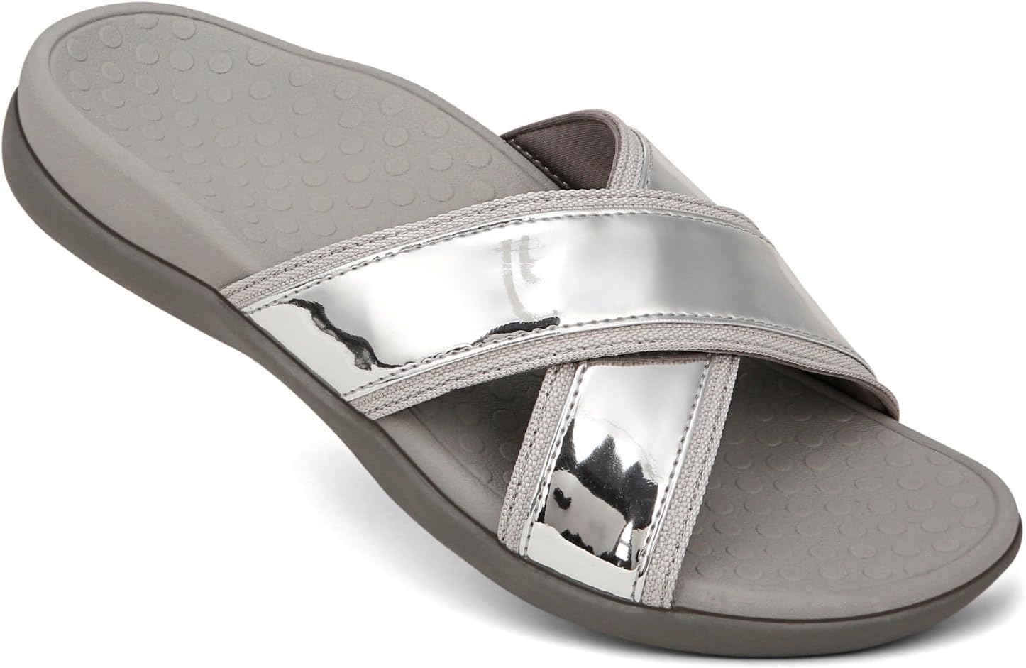 Vionic Women's Merced Cross Strap Slide Sandals NW/OB