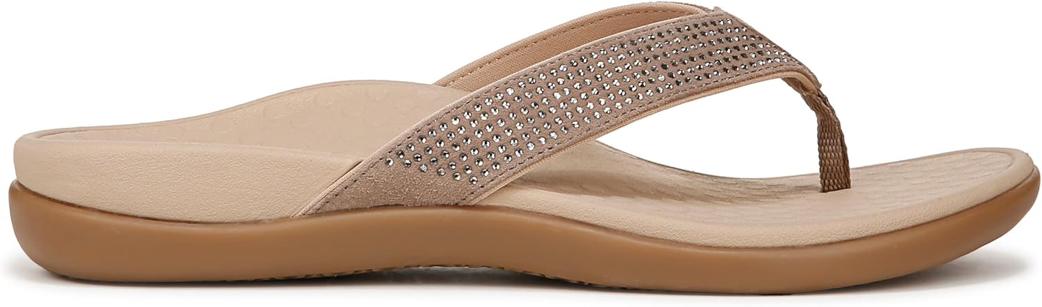 Vionic Women's Tide Rhinestones Toe-Post Sandals NW/OB