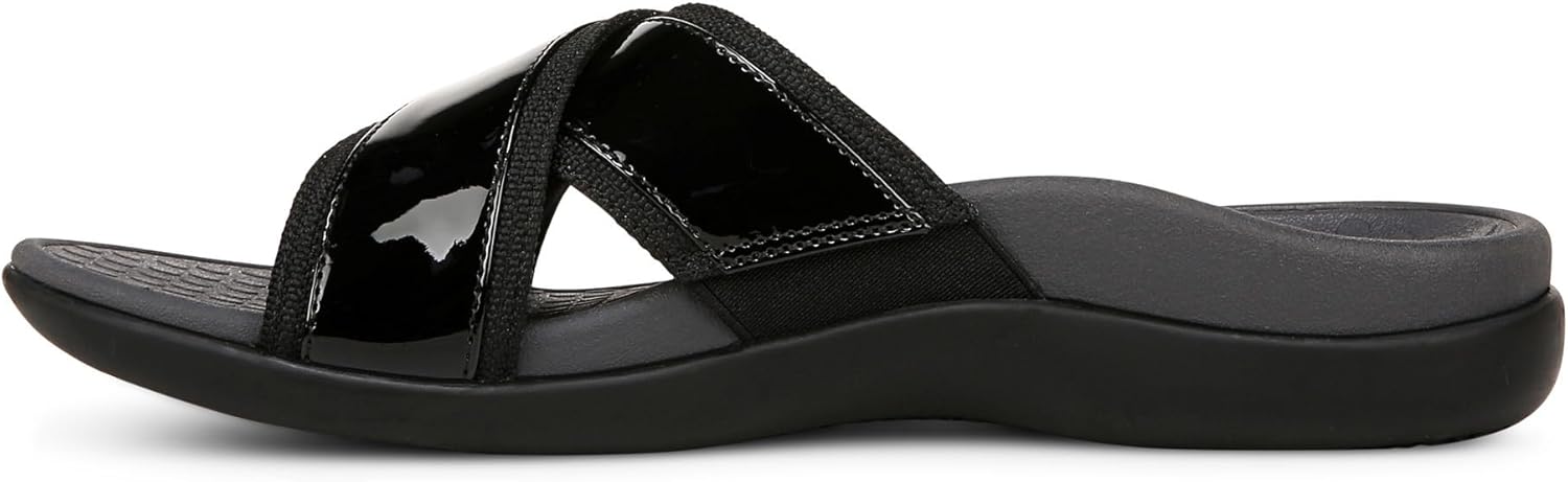 Vionic Women's Merced Cross Strap Slide Sandals NW/OB